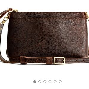 Portland leather co poppy purse in cold brew